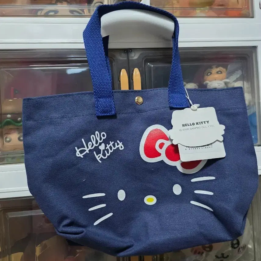 [BUNJANG] Hello Kitty Navy Tote Bag / 헬로키티 토트백 네이비