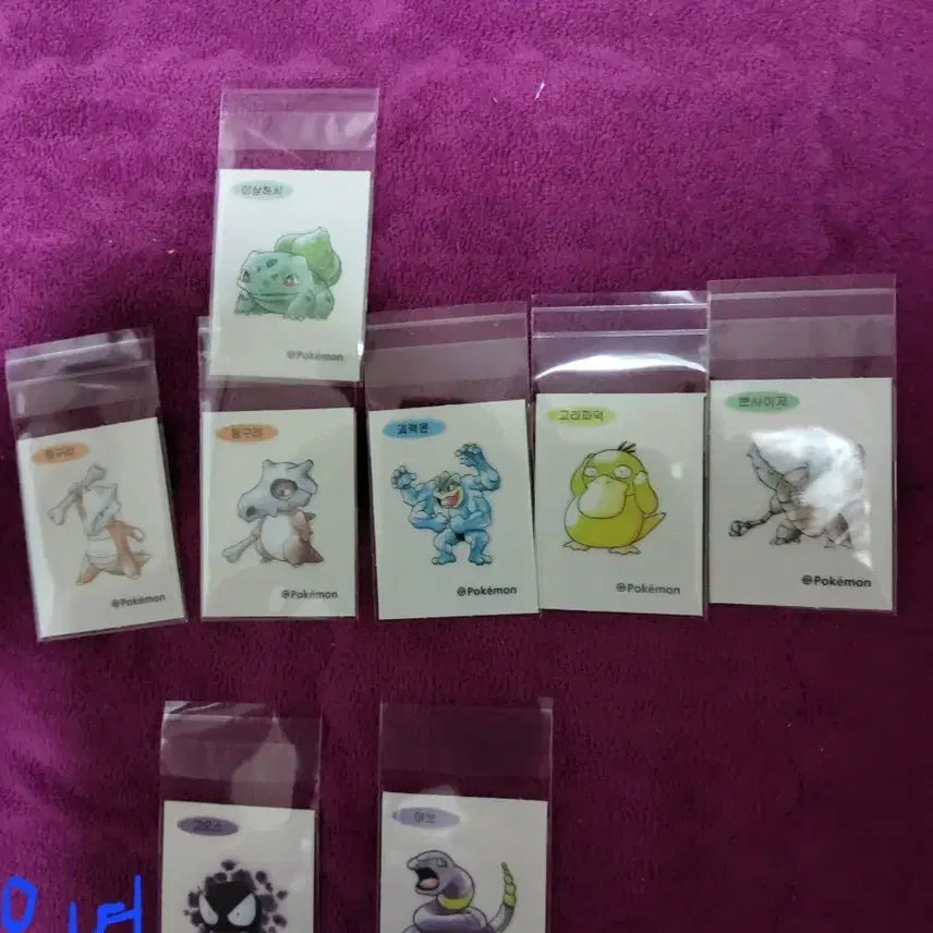 [BUNJANG] New Pokemon Sticker Set / 포켓몬 띠부씰 신상 예약중