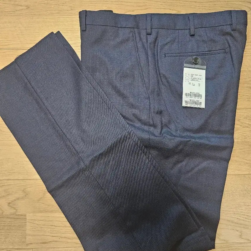 [BUNJANG] GoldenTex Men's 100% Wool Spring/Autumn Suit Pants - Navy, 36-inch, New / 남성 정장 바지 순모 GoldenTex 네이비 36인치 춘추복 새상품