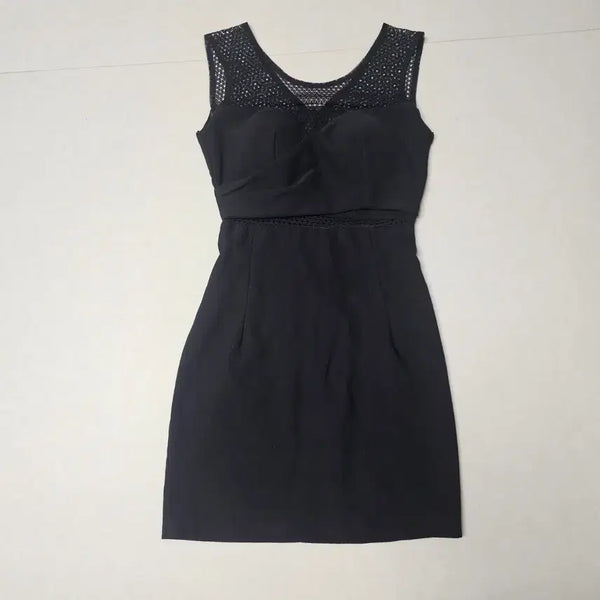 [BUNJANG] Women's Sleeveless Black Mini Dress (Size 44) / 여성 민소매 블랙원피스 44사이즈