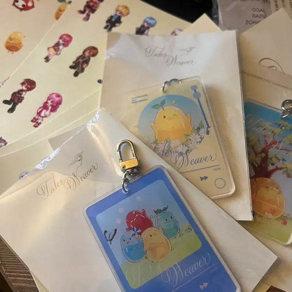 [BUNJANG] Tales Weaver 23rd Anniversary Keyring & Deco Sticker Set / 테일즈위버 23주년 키링, 데코 스티커