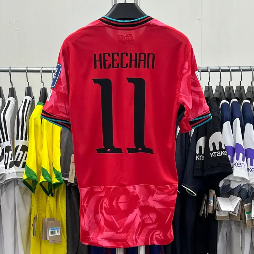 [BUNJANG] 24/26 South Korea Home No. 11 Hwang Hee-chan Jersey / 24/26 대한민국 홈 No 11 황희찬 유니폼