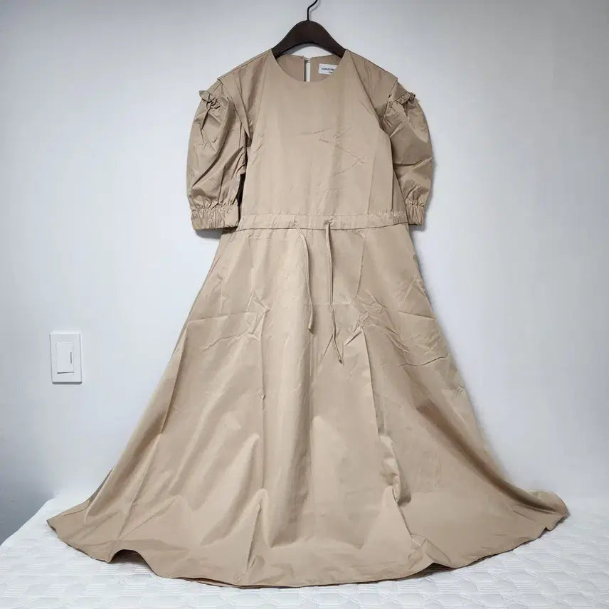 [BUNJANG] Charles the Second Beige Long Dress / 새상품) 찰스더세컨드 베이지색 원피스