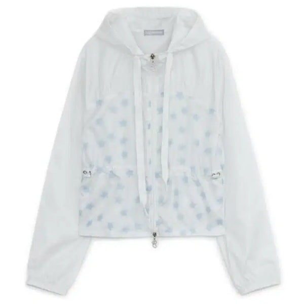 [BUNJANG] hug yourskin Star Dust Windbreaker White / 허그유어스킨 스타 더스트 윈드 브레이커 화이트