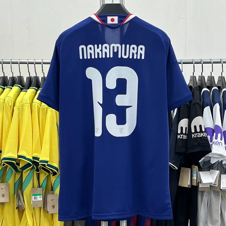 [BUNJANG] Japan National Football Team Nakamura Home Authentic Jersey (2026/2028) / 26/28 일본 홈 No 13 나카무라 유니폼