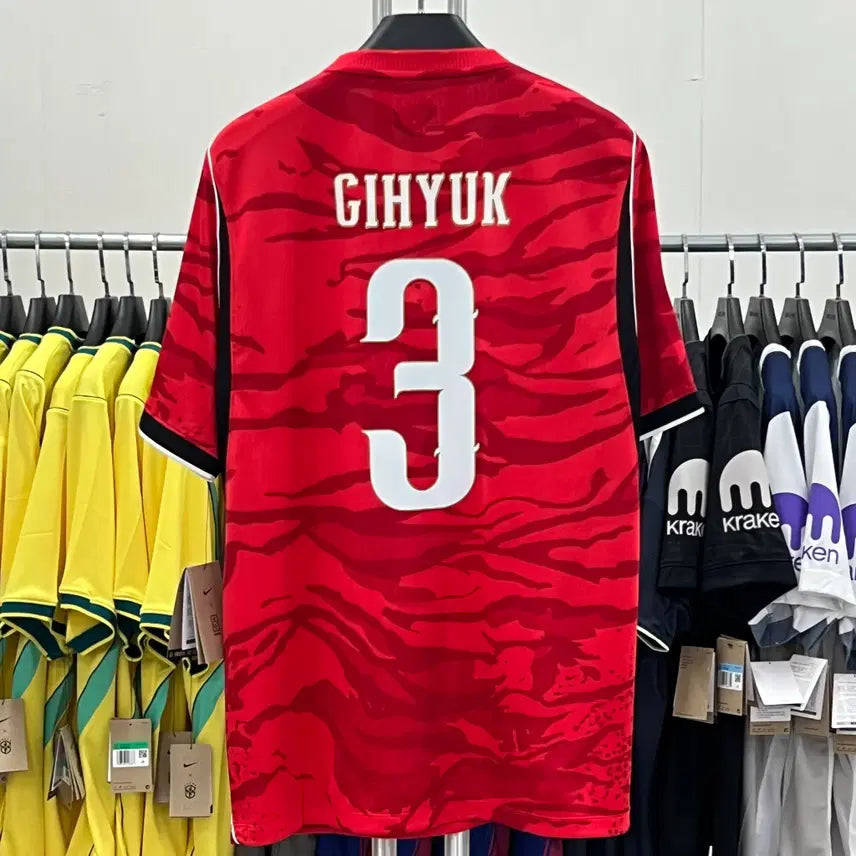 [BUNJANG] South Korea National Football Team 2026/2028 Home Jersey - Lee Ki-hyuk #3 / 26/28 대한민국 홈 No 3 이기혁 유니폼