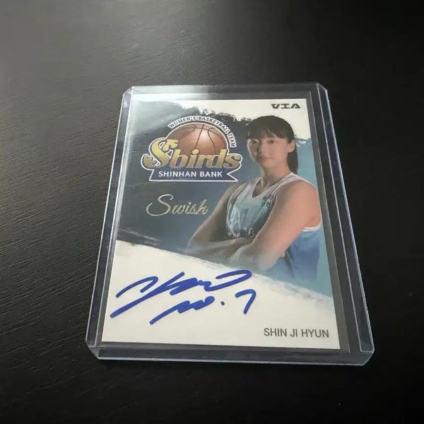 [BUNJANG] VIA WKBL Pro Basketball Shin Ji-hyun Autographed Card / VIA WKBL 프로농구 스위쉬 오토 신한은행 신지현