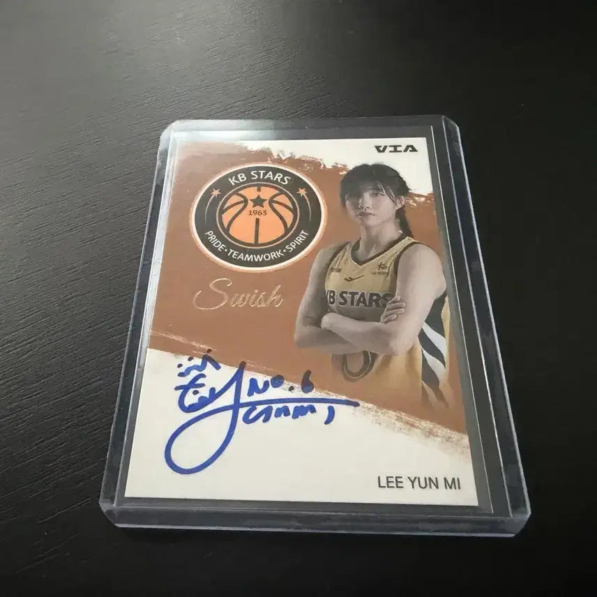 [BUNJANG] VIA WKBL Basketball Swish Auto Lee Yoon-mi KB Stars / VIA WKBL 프로농구 스위쉬 오토 KB스타즈 이윤미