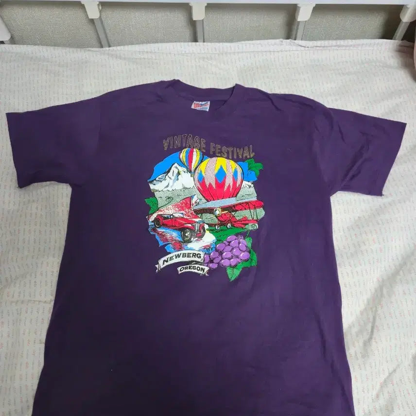 [BUNJANG] Vintage Purple T-Shirt / 빈티지 퍼플 티셔츠