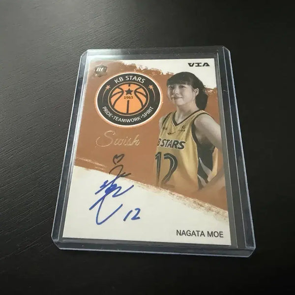 [BUNJANG] VIA WKBL Pro Basketball Swish Auto Nakata Moe / VIA WKBL 프로농구 스위쉬 오토 KB스타즈 나카타모에