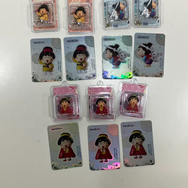 [BUNJANG] Crayon Shin-chan Roly-Poly Figure Keychain (Unsealed) / [개봉] 짱구 키링 버전 쌀알 피규어