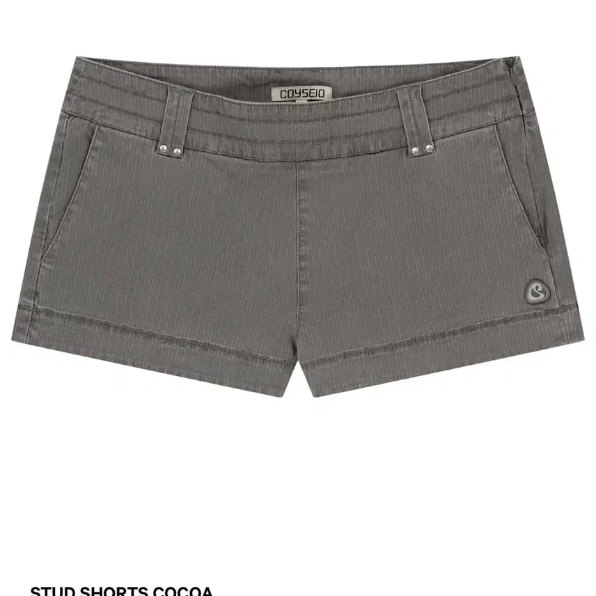 [BUNJANG] KOSEIO Stud Shorts Cocoa / 코이세이오 STUD SHORTS COCOA