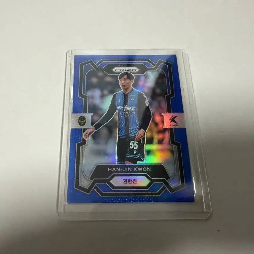 [BUNJANG] K League Pro Soccer Panini Blue Prism Incheon United Kwon Han-jin Trading Card / K리그 프로축구 파니니 블루 프리즘 인천유나이티드 권한진