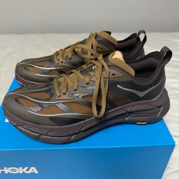 [BUNJANG] Hoka Mafate Speed 4 Light Tree Bark Cast Iron Running Shoes / [275] 호카 마파테 스피드 4 라이트 트리 바크 캐스트 아이언