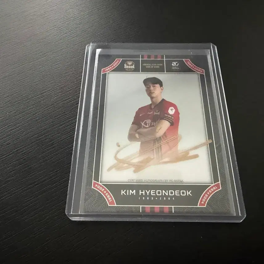 [BUNJANG] FC Seoul Kim Hyun-deok Autographed K League Soccer Card / K리그 프로축구 FC서울 기념카드 오토 김현덕