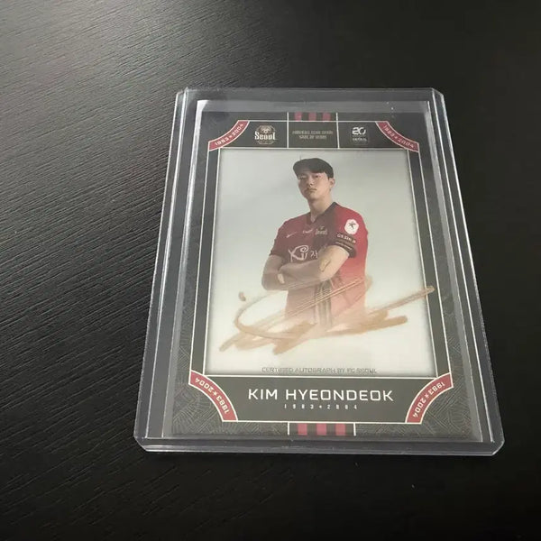 [BUNJANG] FC Seoul Kim Hyun-deok Autographed K League Soccer Card / K리그 프로축구 FC서울 기념카드 오토 김현덕