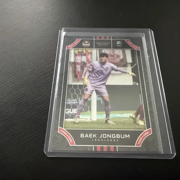[BUNJANG] FC Seoul Baek Jong-bum Black Commemorative Card / K리그 프로축구 FC서울 기념카드 블랙 백종범