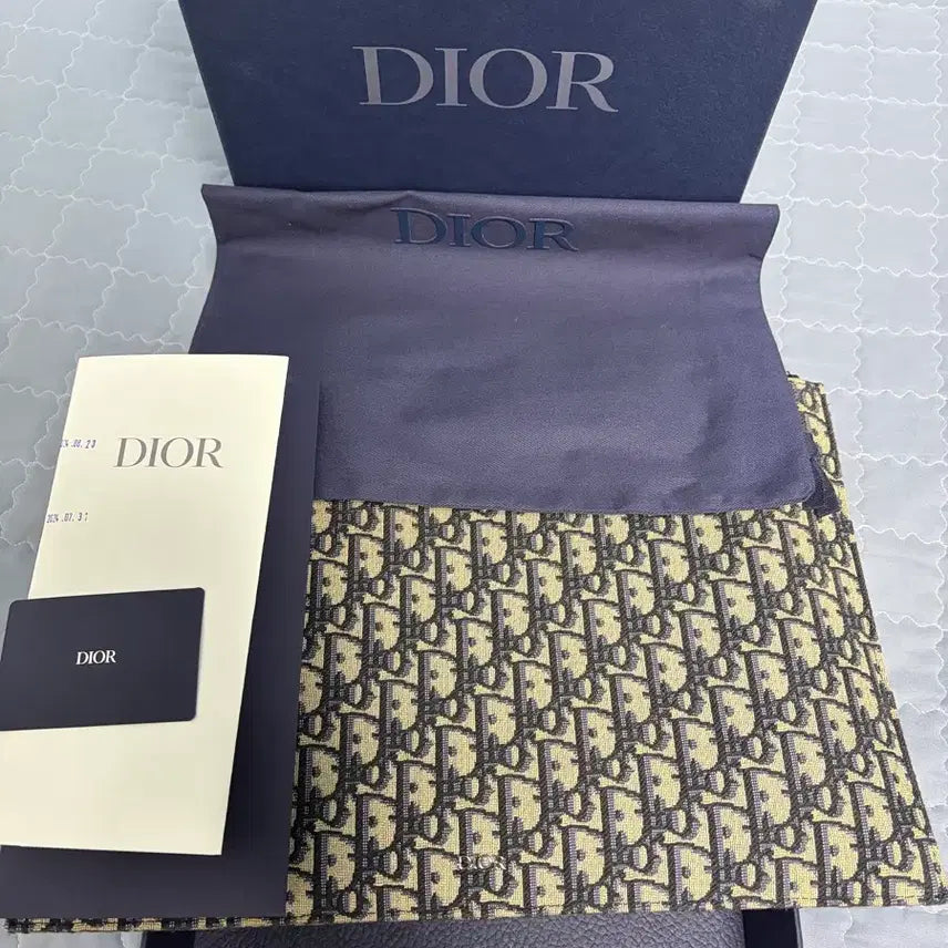 [BUNJANG] Dior Oblique Jacquard Pouch Clutch Bag A4 / 디올 오블리크 자카드 파우치 클러치백 A4