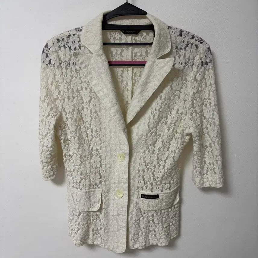 [BUNJANG] Ivory Lace Jacket / 레이스 자켓 아이보리