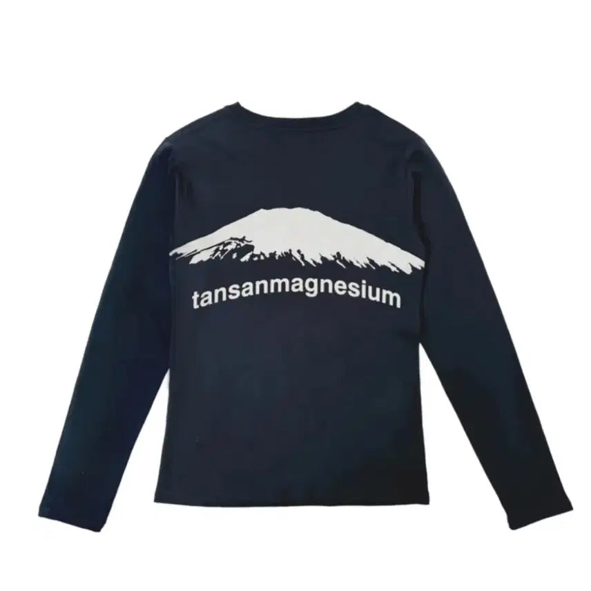[BUNJANG] Mountain Magnesium Carbonate Long Sleeve Navy Woman / 탄산마그네슘 마운틴 롱슬리브 네이비 우먼