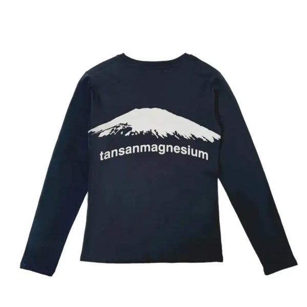 [BUNJANG] Mountain Magnesium Carbonate Long Sleeve Navy Woman / 탄산마그네슘 마운틴 롱슬리브 네이비 우먼