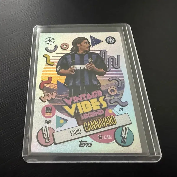 [BUNJANG] Tops Legend Fabio Cannavaro Card / 탑스 레전드 파비오 칸나바로 카드