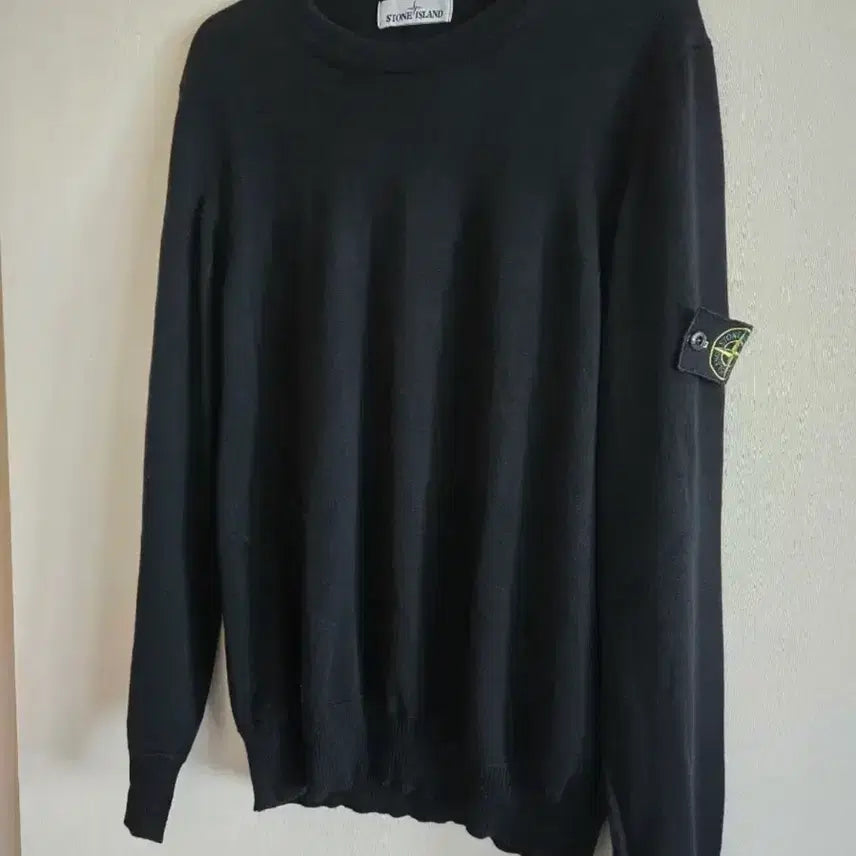 [BUNJANG] Stone Island Sweatshirt Black / 스톤아일랜드 맨투맨