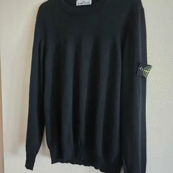 [BUNJANG] Stone Island Sweatshirt Black / 스톤아일랜드 맨투맨