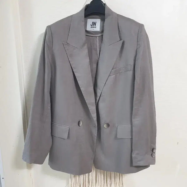 [BUNJANG] JW Jasonwoo Linen Jacket Size 55 / JW 제이슨우 린넨 자켓 55 (아마 100%)