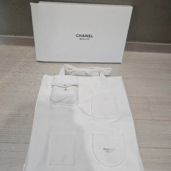 [BUNJANG] Chanel Beauty Eco Bag White / 샤넬뷰티 에코백
