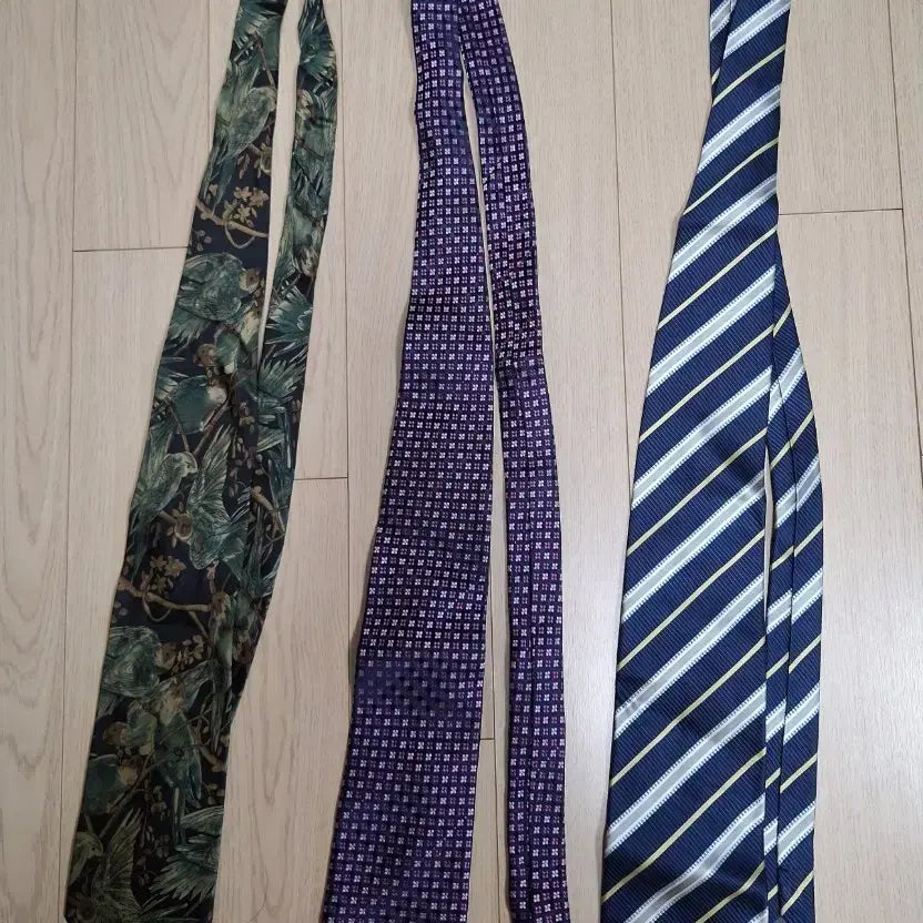 [BUNJANG] Necktie Set (Pattern/Stripe) / 넥타이 3종 세트 (패턴/스트라이프)