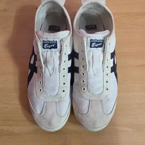 [BUNJANG] Onitsuka Tiger Cortez Sneakers White Navy Size 260 (41) / 오니츠카타이거 코르테즈 스니커즈 화이트 네이비  사이즈 260 (41)