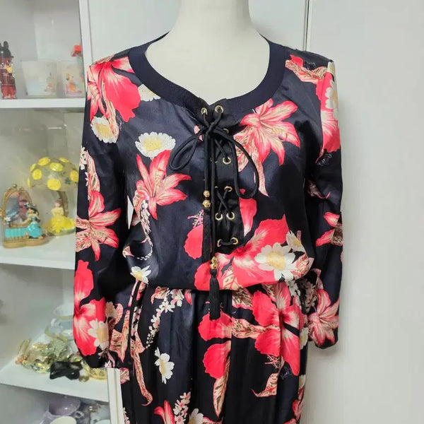 [BUNJANG] Juicy Couture Floral Jumpsuit XS / 미국브랜드 juicy jumpsuit 플뤠르 점프수트 원피스