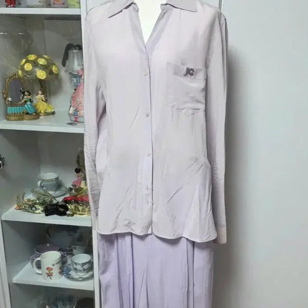 [BUNJANG] Juicy Couture Purple Shirt and Pants Set / 미국브랜드 Juicy 보라 셔츠와 바지 2 pieces