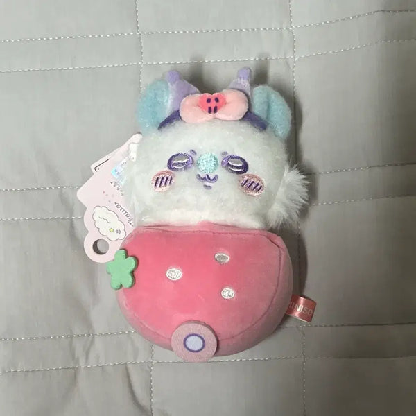 [BUNJANG] Mimoso Sanrio Momocha Strawberry Plush / 미니소 산리오 모몽가 딸기