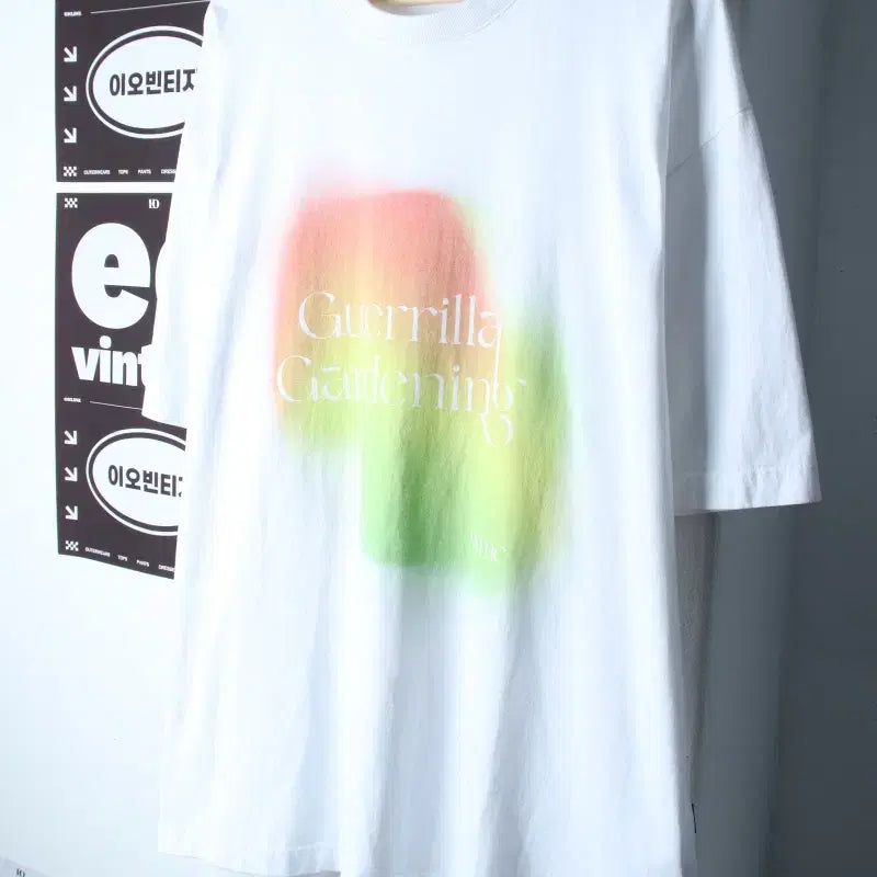 [BUNJANG] WMC Graphic T-Shirt White Old School / (F) 더블유엠씨 반팔 티셔츠 그래픽 화이트 올드스쿨-H34623