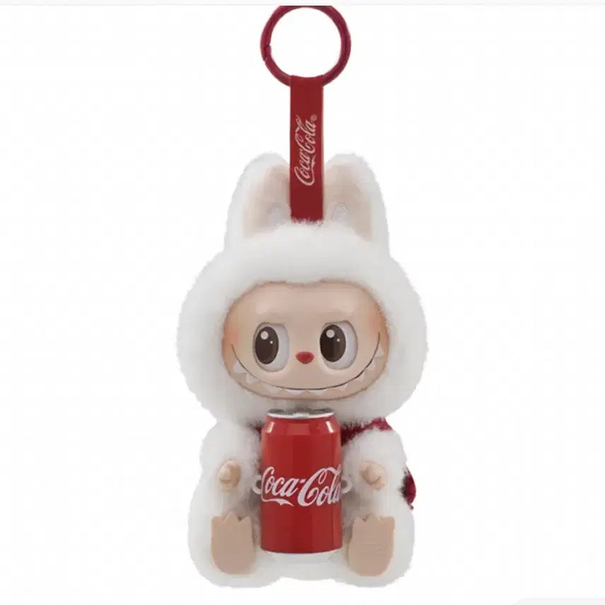 [BUNJANG] Pop Mart Labubu Coca-Cola Can Rabbit Plush Keychain / 팝마트 정품 라부부 코카콜라 캔콜라 새상품 인형 키링