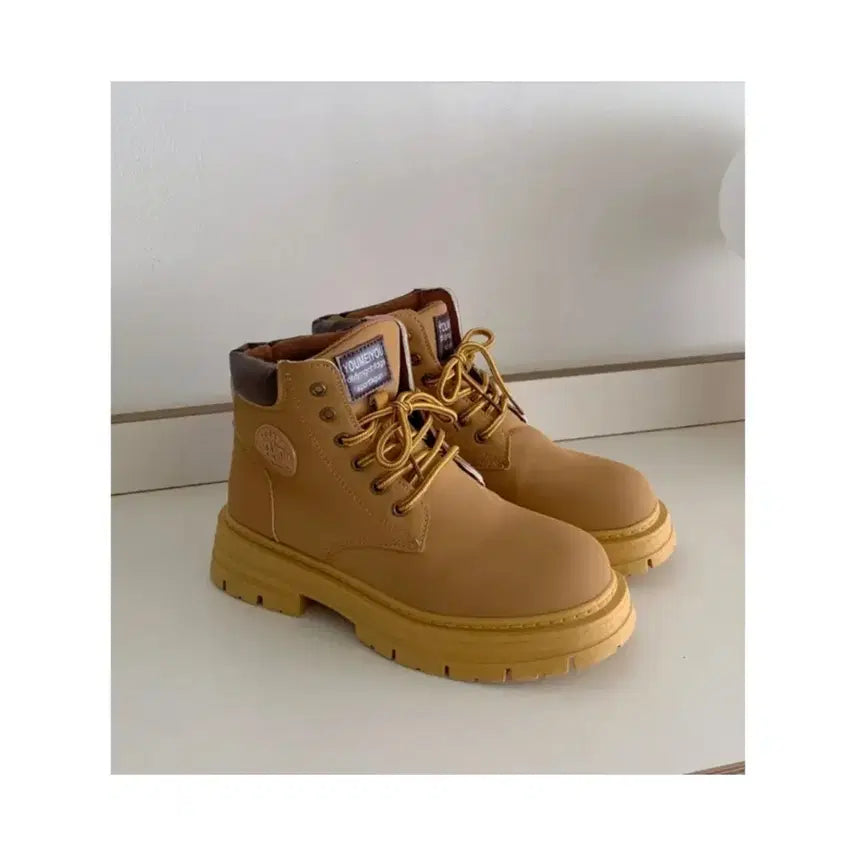 [BUNJANG] Wit Brown Walker Boots (225mm) / 위트브라운 워커 부츠(225mm)