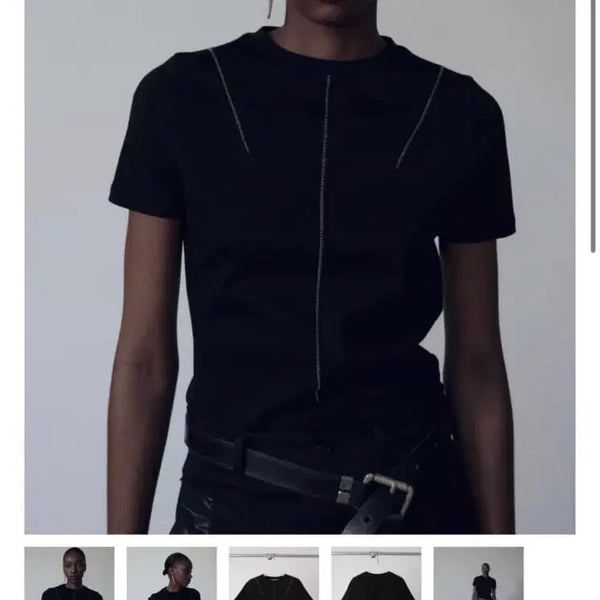 [BUNJANG] Carnet Archive Stitch Short Sleeve T-Shirt / [판매] 카르넷 아카이브 스티치 반팔