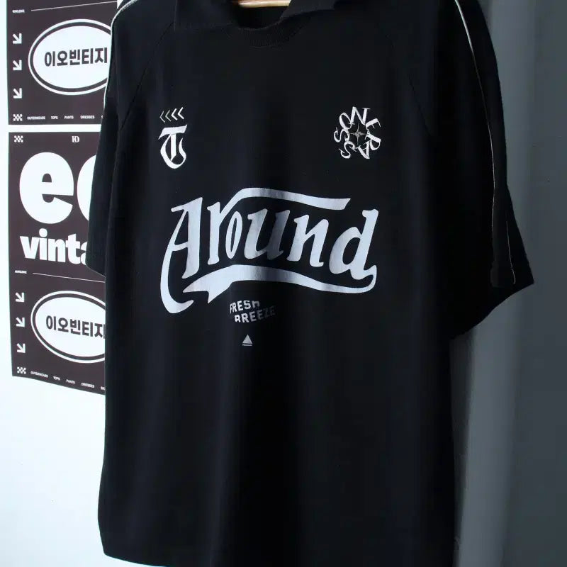 [BUNJANG] The Worth Now Short Sleeve Collar T-Shirt Oversized Raglan / (M-XL) 더워스나우 반팔 카라 티셔츠 오버핏 나그랑-H34660