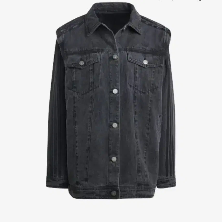 [BUNJANG] Adidas Adilenium 3 Two-in-One Denim Shirt Jacket JY8882 / S 아디다스 아딜레늄 3 투인원 데님 셔츠 재킷 JY8882