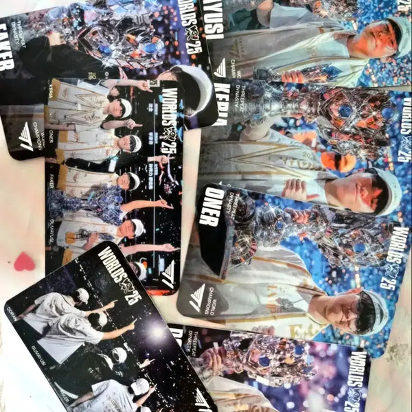 [BUNJANG] T1 2025 World Championship Commemorative Photocard Set (7 Cards) / MSI T1 월드 챔피언쉽 25 기념 카드 7장 세트