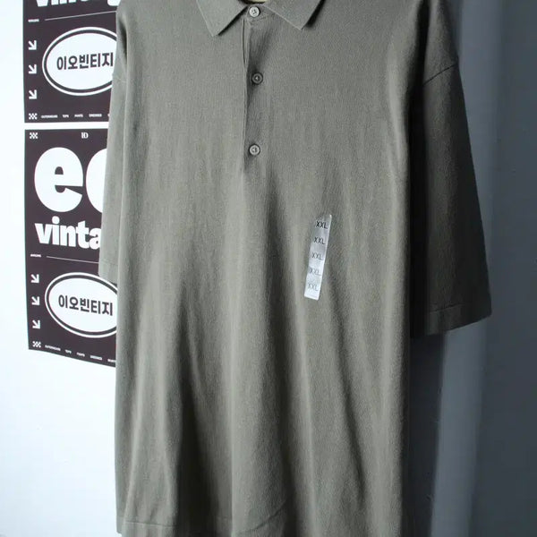 [BUNJANG] Uniqlo U-Line Short Sleeve Polo T-Shirt (2XL-3XL) / (2XL-3XL) 유니클로 반팔 카라 티셔츠 새상품 U라인-H34668