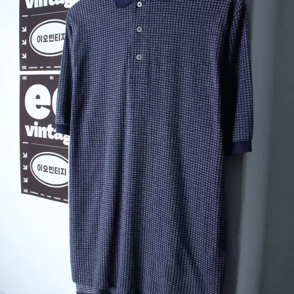 [BUNJANG] Polo Ralph Lauren 90s Pattern Short Sleeve Polo Shirt / (M-XL) 폴로 랄프로렌 반팔 카라 티셔츠 90년대 패턴-H34672