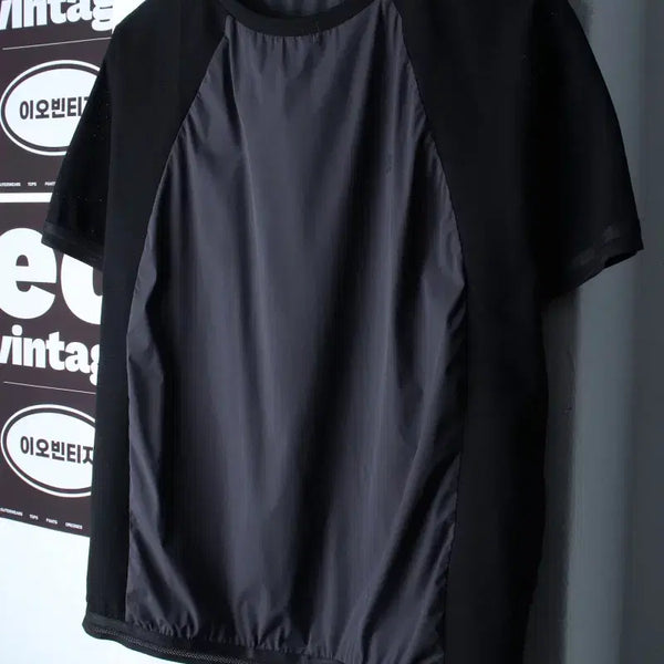 [BUNJANG] KOLON SPORT Nylon Mesh Performance Short Sleeve T-shirt Black H34757 / W(L) 코오롱스포츠 반팔 티셔츠 기능성 나일론 매쉬 블랙-H34757