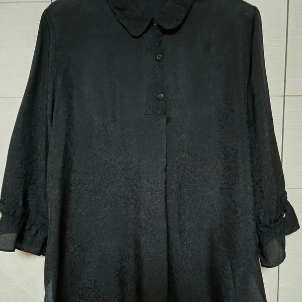 [BUNJANG] Sand-breeze In-gyeon Blouse (Size 88-99) New / 산들바람 인견 블라우스 (88) 새상품