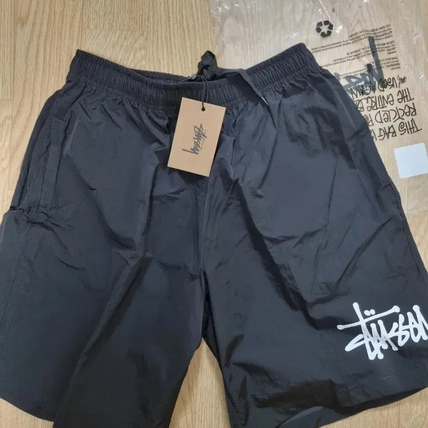 [BUNJANG] Stussy Big Basic Water Shorts Black L / 스투시 빅 베이직 워터 쇼츠 블랙 L(32-33)