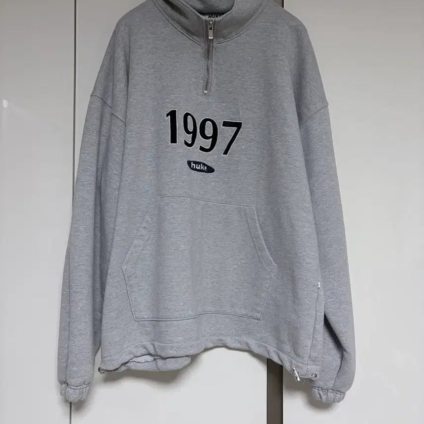 [BUNJANG] Hook Oversized Half-Zip Sweatshirt - Size L / (새상품) 후크 오버핏 하프집업 맨투맨 L