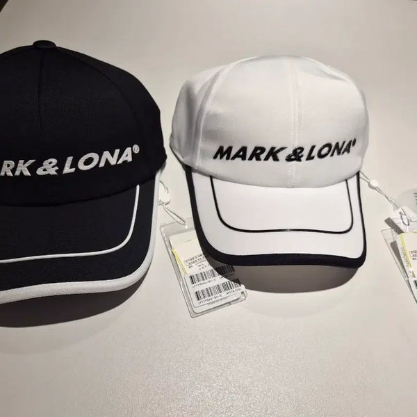 [BUNJANG] Mark &ロナ Golf Cap (Black S / White M) / (미사용새상품) 마크앤로나 골프 모자(블랙S/화이트M)