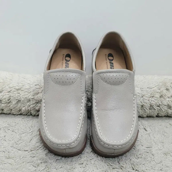 [BUNJANG] Ollie Cowhide Comfort Slip-On Shoes (235) / 올리 ollie  소가죽 컴포트화  슬립온 235